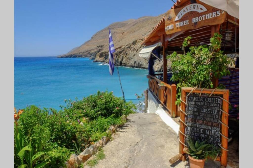 Great Sea-View Apartment. Khóra Sfakíon Zewnętrze zdjęcie